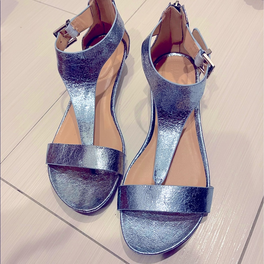 Kenneth Cole Great Gal Wedge Sandals 8.5 NEW